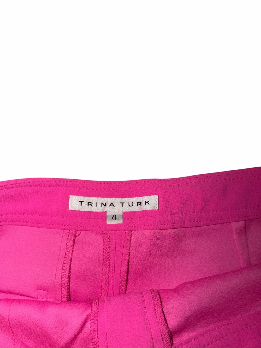 Trina Turk Women's Pink tailored Shorts sz 4 - Picture 2 of 2